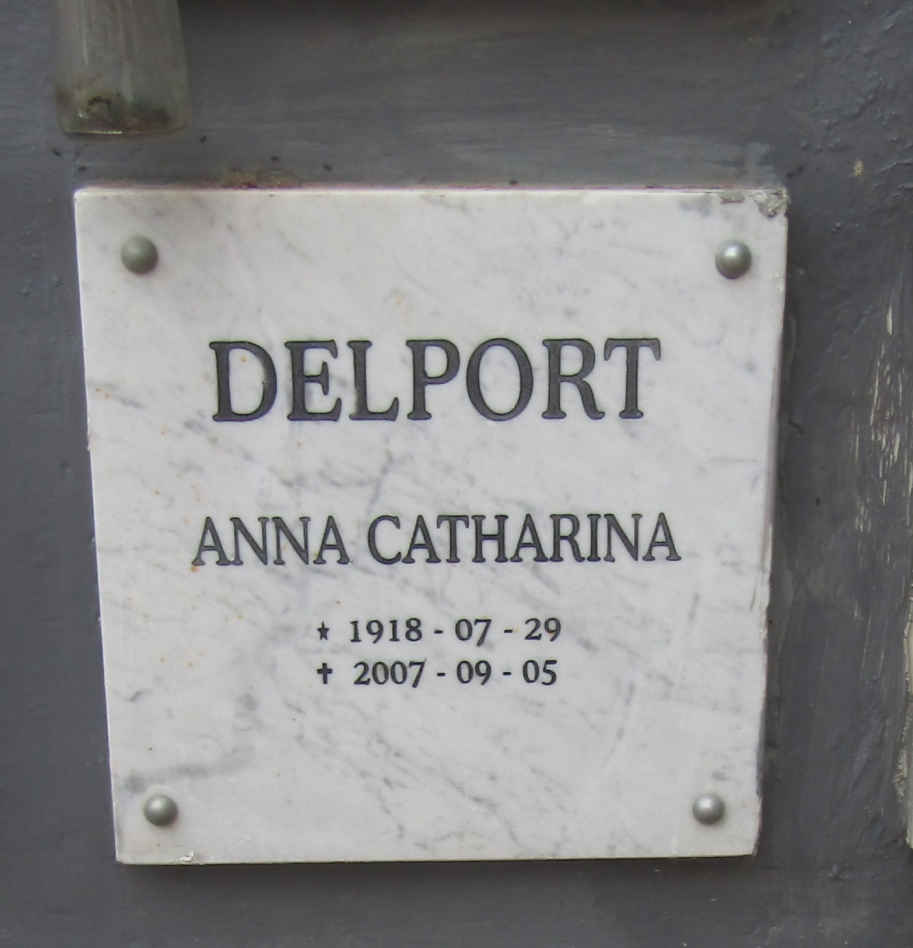 DELPORT Anna Catharina 1918-2007