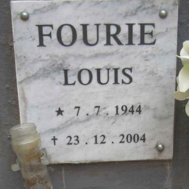 FOURIE Louis 1944-2004