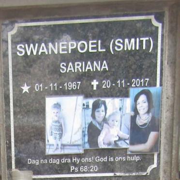 SWANEPOEL Sariana nee SMIT 1967-2017