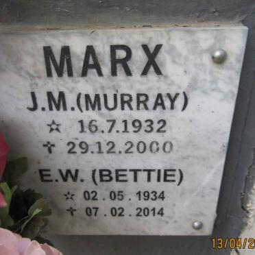 MARX J.M. 1932-2000 & E.W. 1934-2014