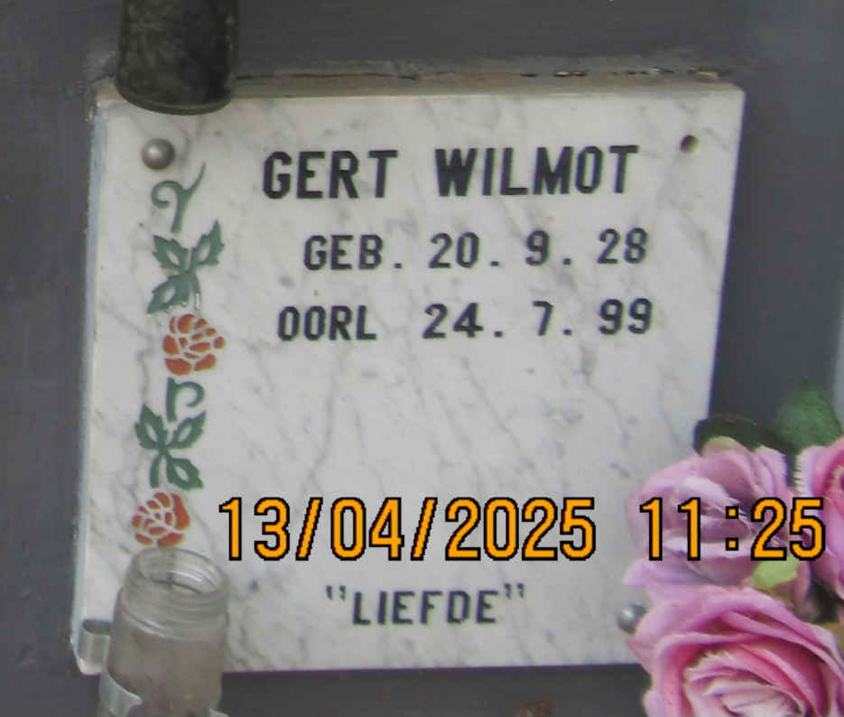 WILMOT Gert 1928-1999