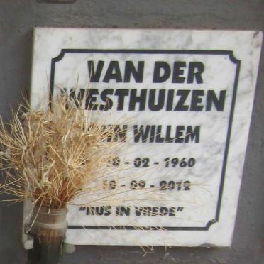 WESTHUIZEN John Willem, van der 1960-2012