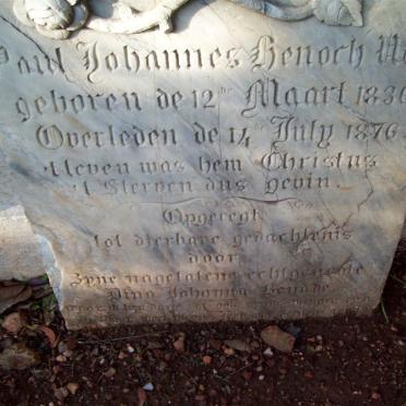 VOS Paul Johannes Henoch 1836-1876