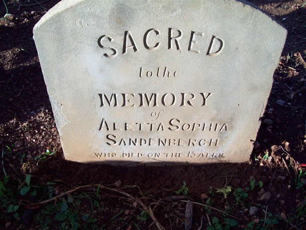 SANDENBERGH Aletta Sophia -1879