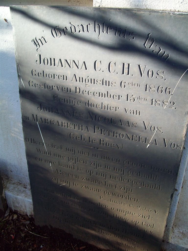 VOS Johanna C.C.H. 1866-1882