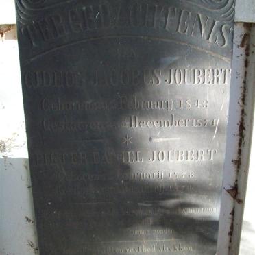 JOUBERT Gideon Jacobus 1843-1874 :: JOUBERT Pieter Daniel 1873-1874