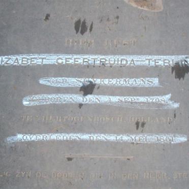 TERLINDEN Elizabeth Geertruida nee SUYKERMANS 1798-1861_2
