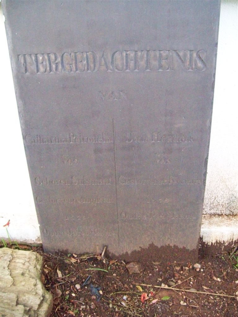 VOS Jan Hendrik -1878 &amp; Catharina Petronella SUTSMAN -1875