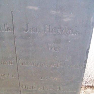VOS Jan Hendrik -1878 &amp; Catharina Petronella SUTSMAN -1875