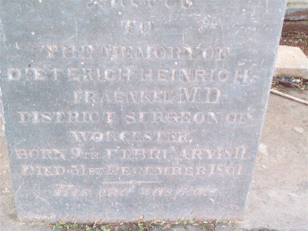 FRAENKEL Dietrich Heinrich 1811-1861