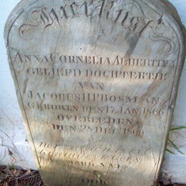 BOSMAN Anna Cornelia Albertina 1866-1866
