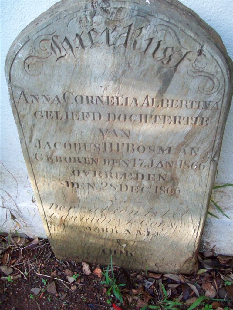 BOSMAN Anna Cornelia Albertina 1866-1866