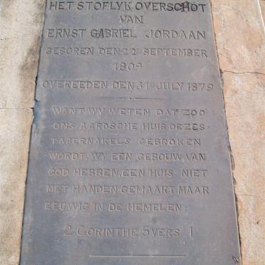 JORDAAN Ernst Gabriel 1809-1879