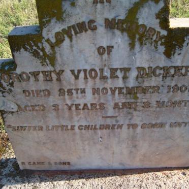 DICKERSON Dorothy Violet -1901
