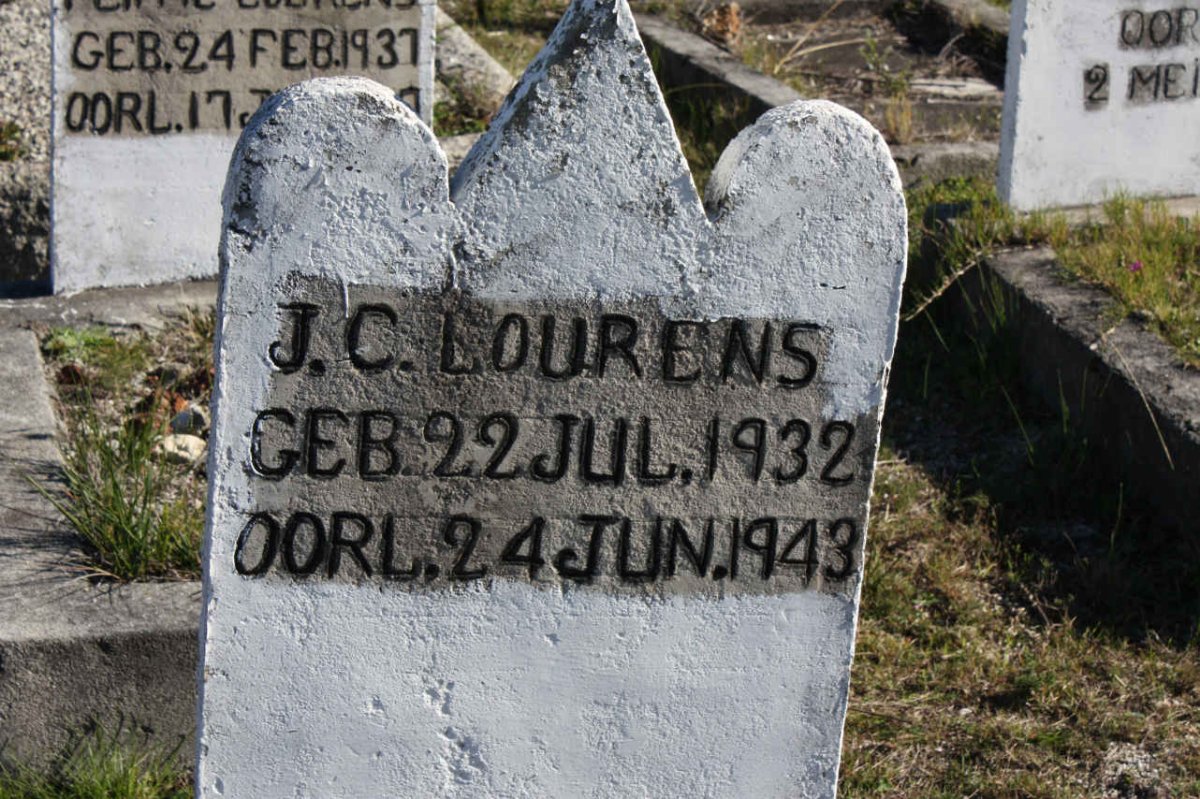 LOURENS J.C. 1932-1943
