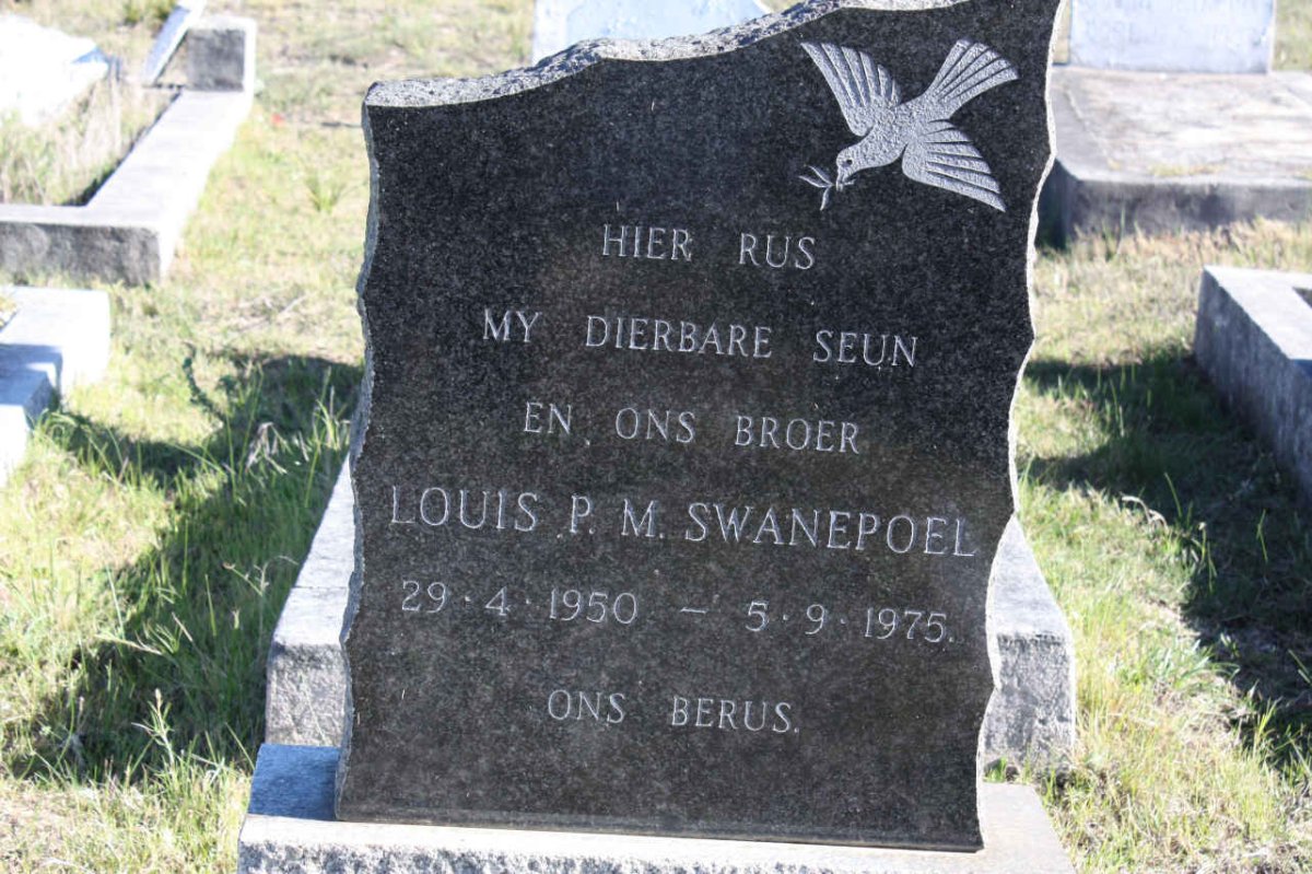 SWANEPOEL Louis P.M. 1950-1975