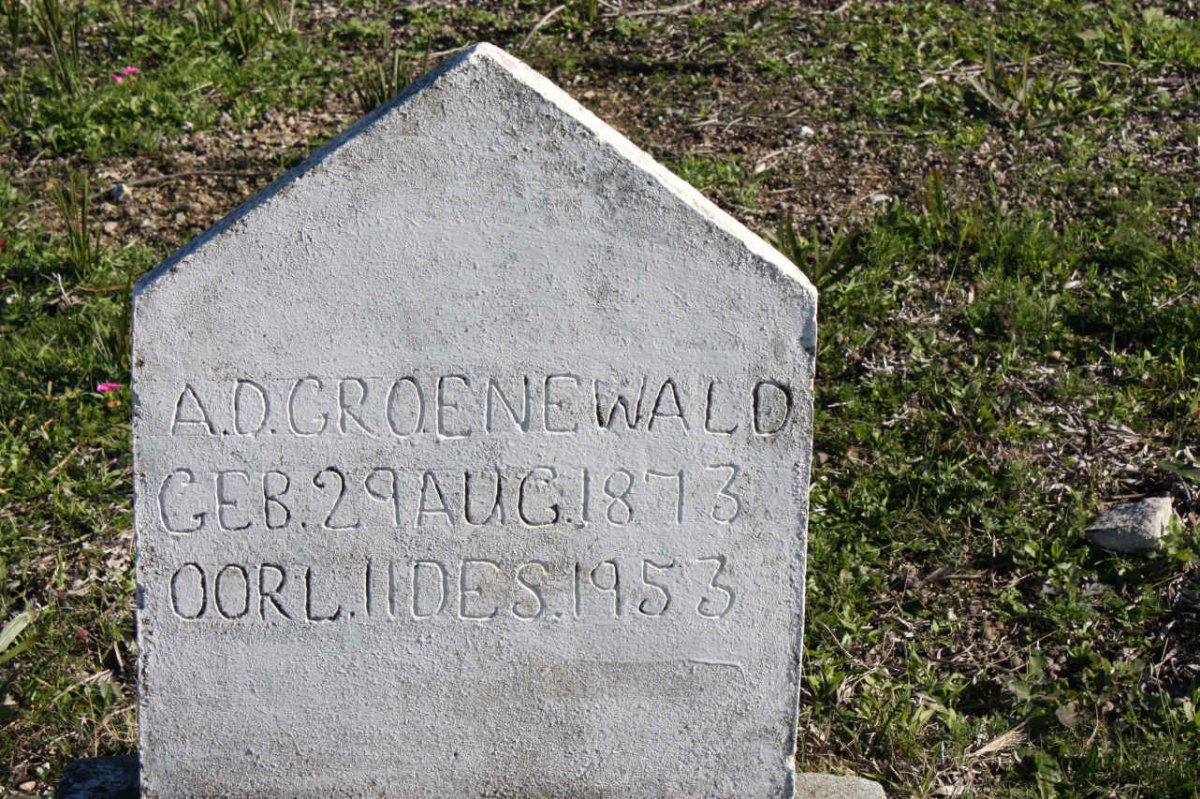 GROENEWALD A.O. 1873-1953