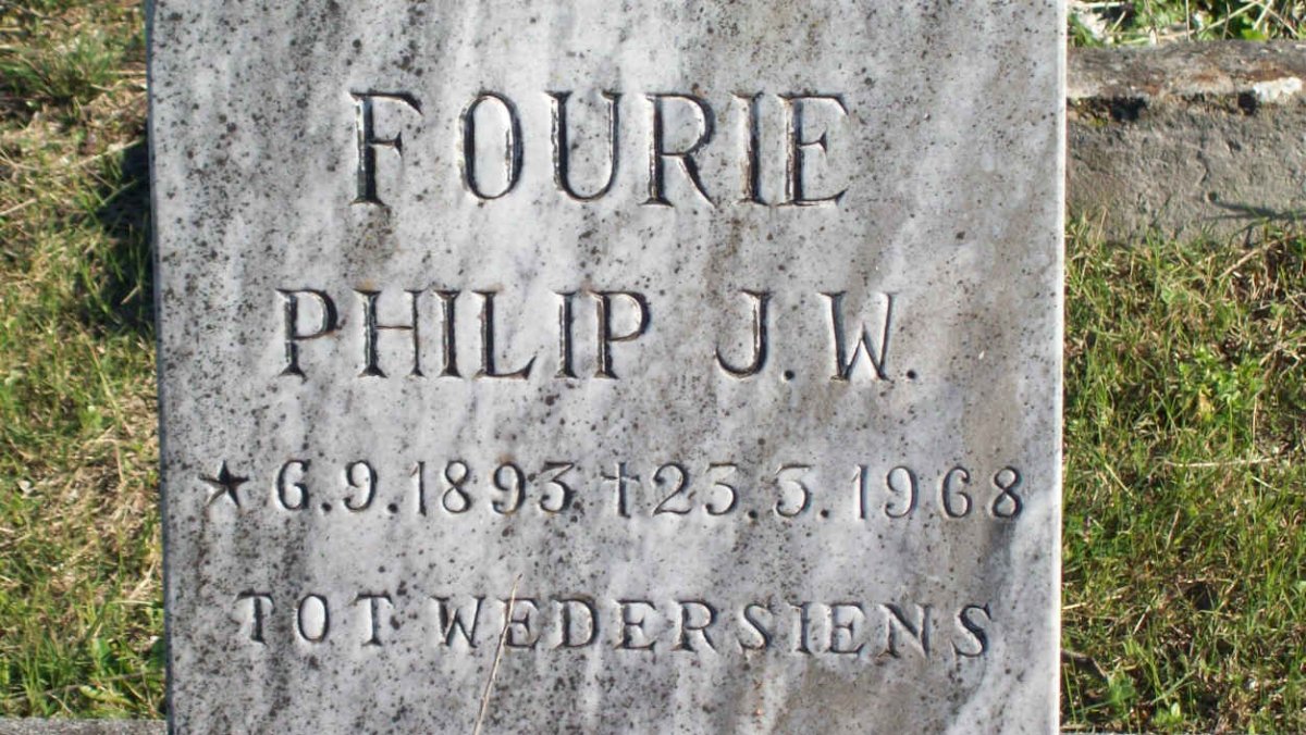 FOURIE Philip J.W. 1893-1968