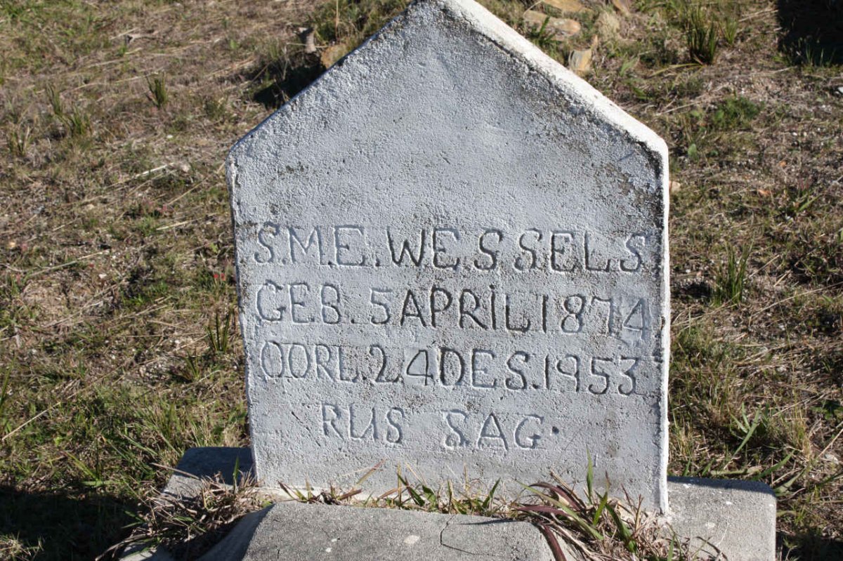 WESSELS S.M.E. 1874-1953