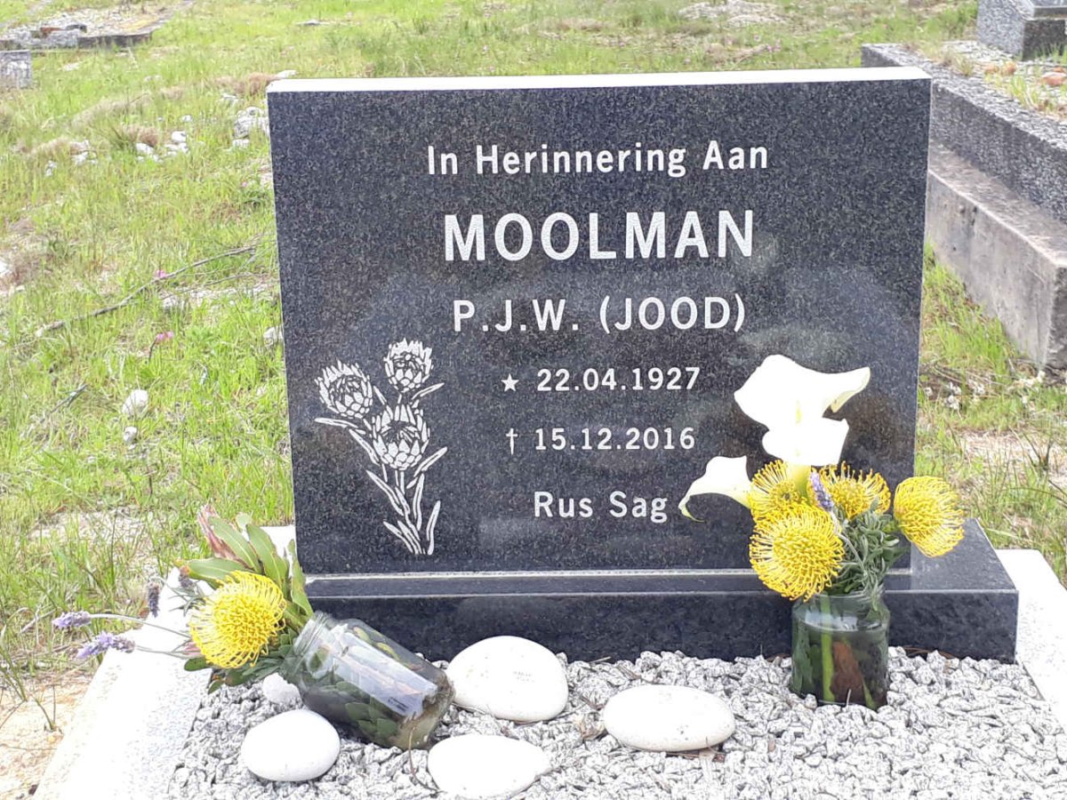 MOOLMAN P.J.W. 1927-2016