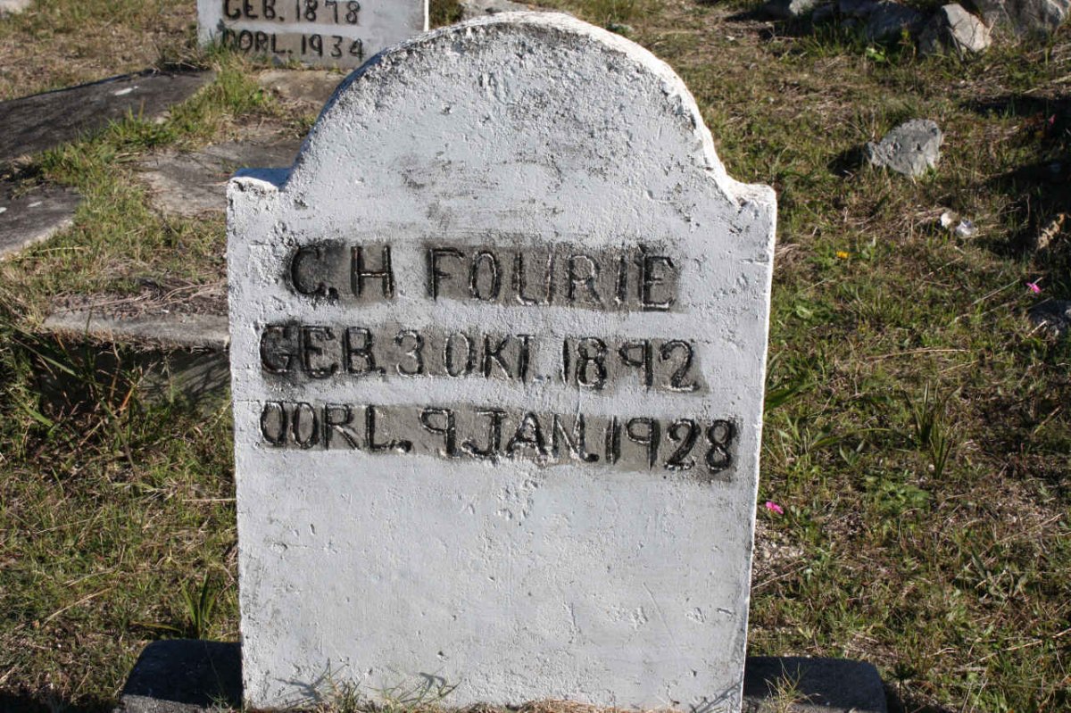FOURIE C.H. 1892-1928