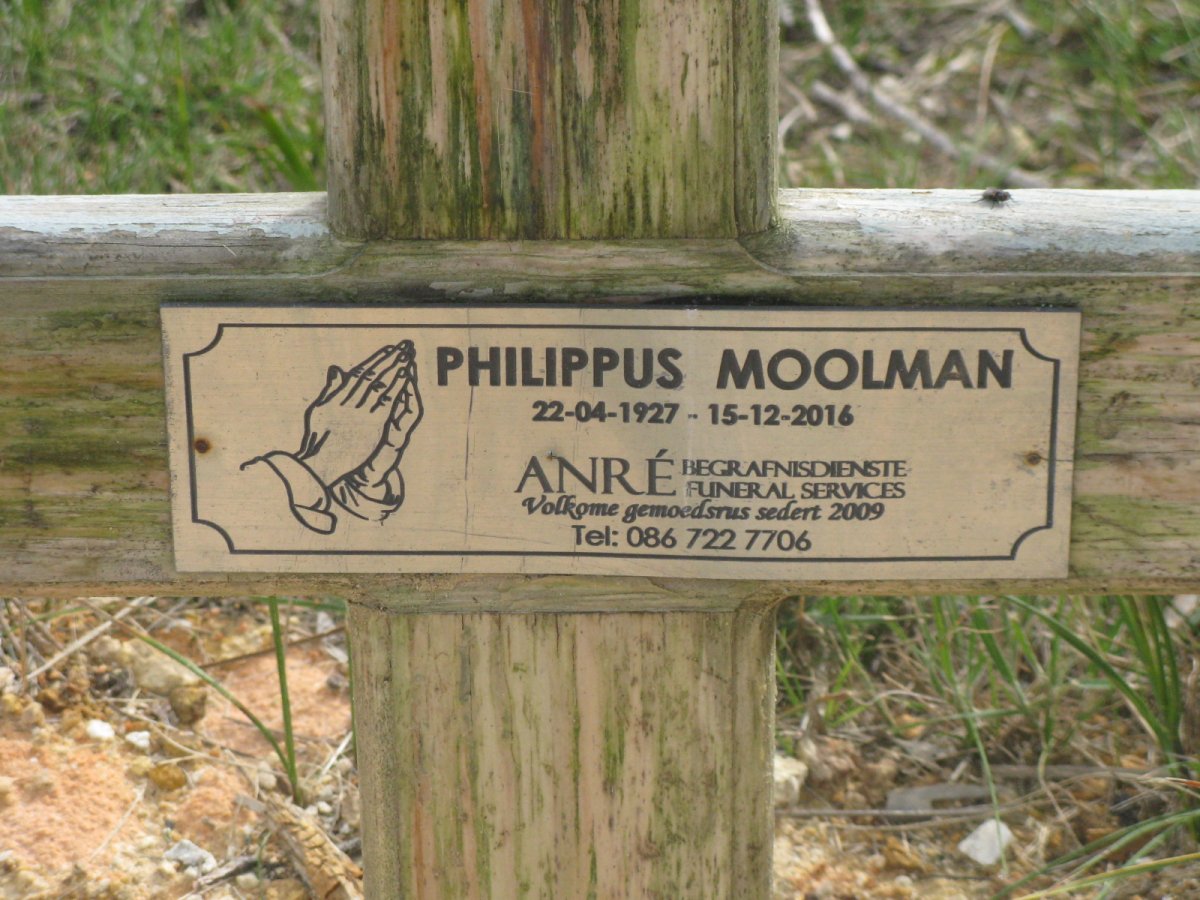 MOOLMAN Philippus 1927-2016