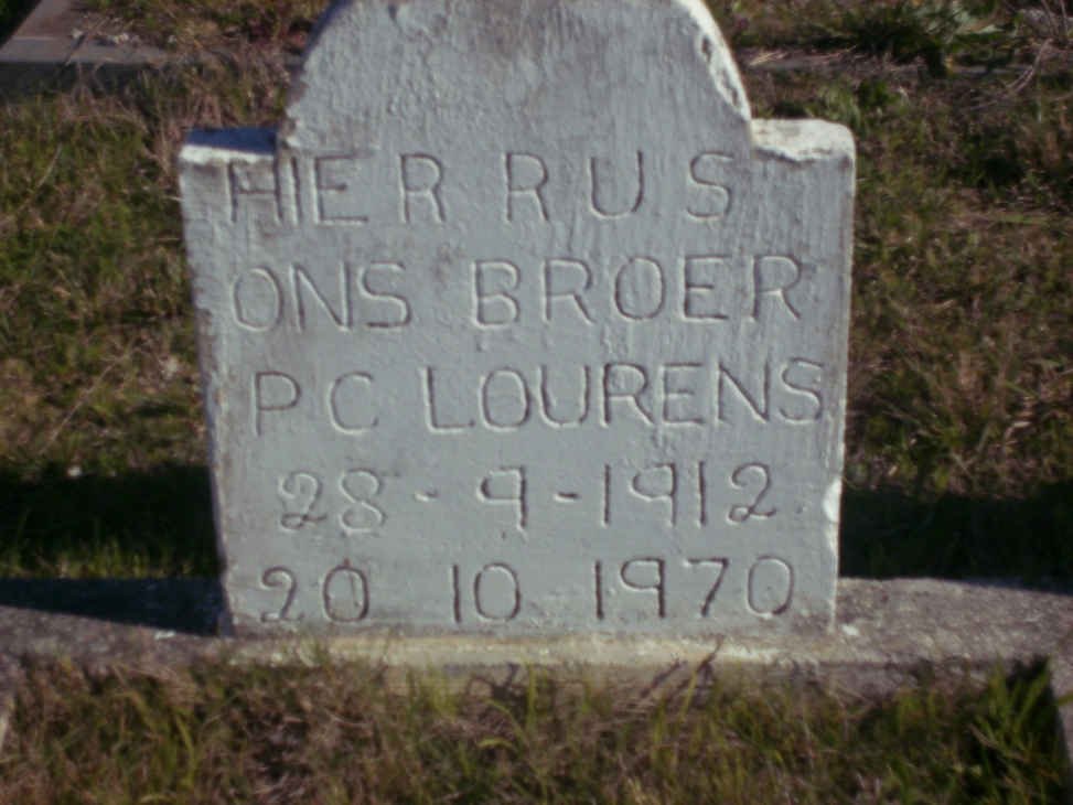 LOURENS P.C. 1912-1970