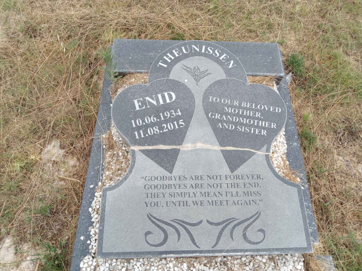 THEUNISSEN Enid 1934-2015