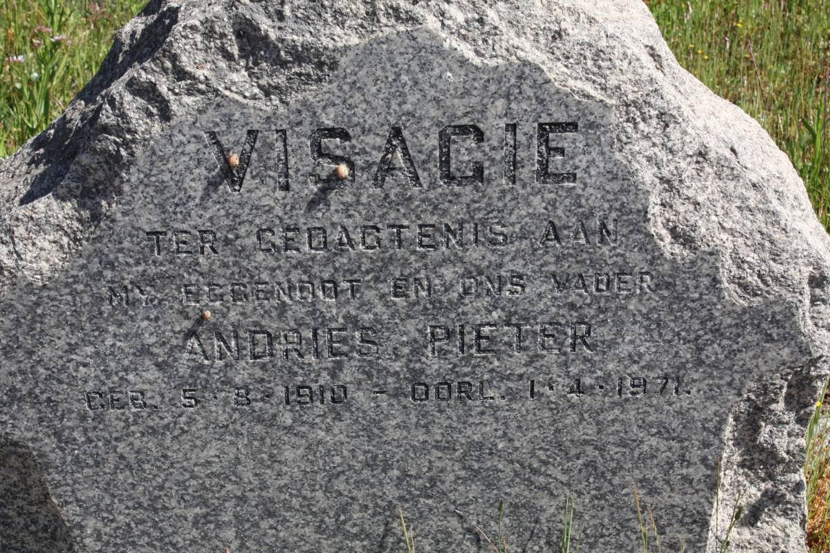 VISAGIE Andries Pieter 1910-1972