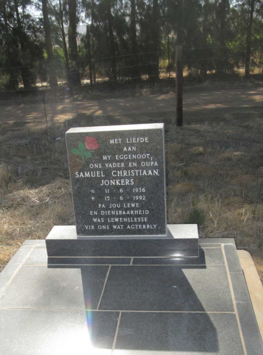 JONKERS Samuel Christiaan 1936-1992