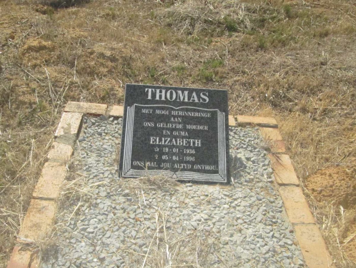 THOMAS Elizabeth 1936-1996