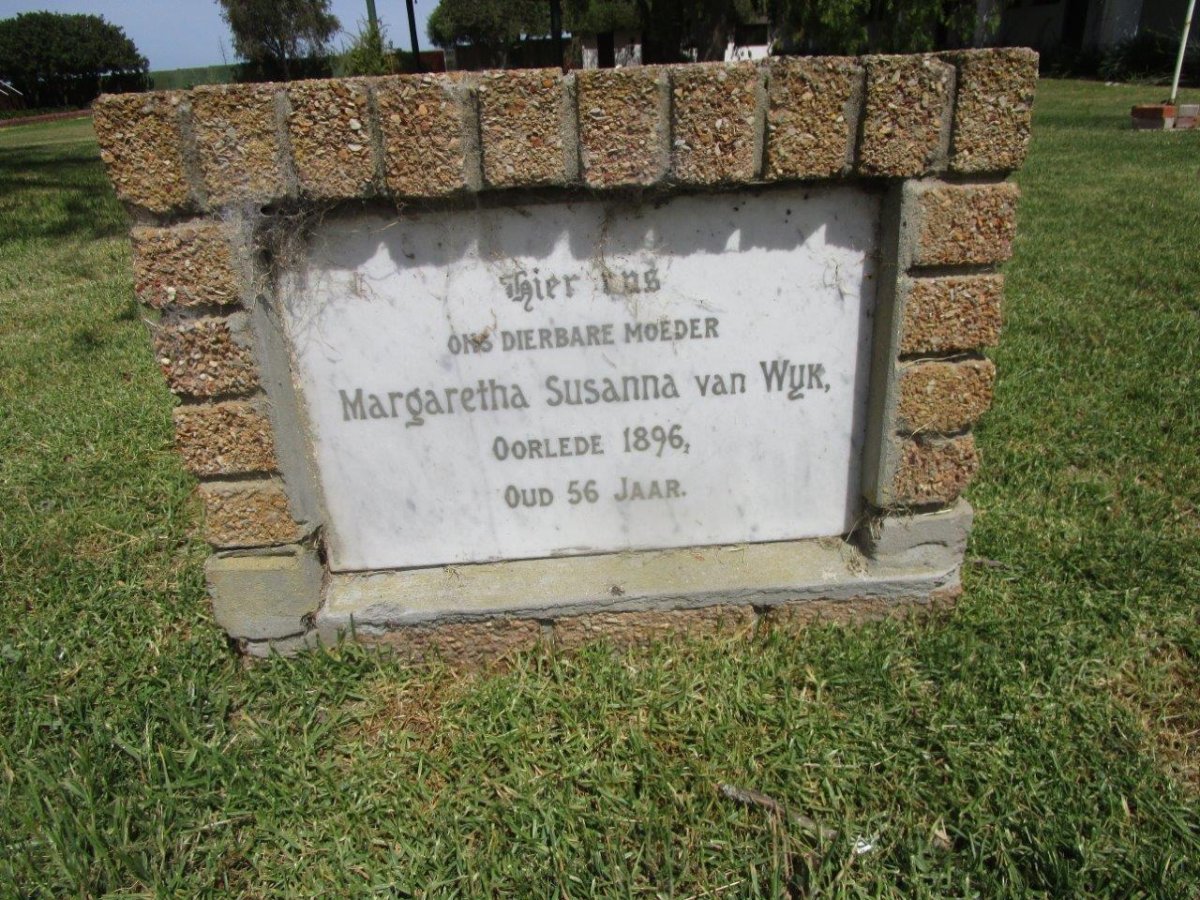 WYK Margaretha Susanna, van -1896