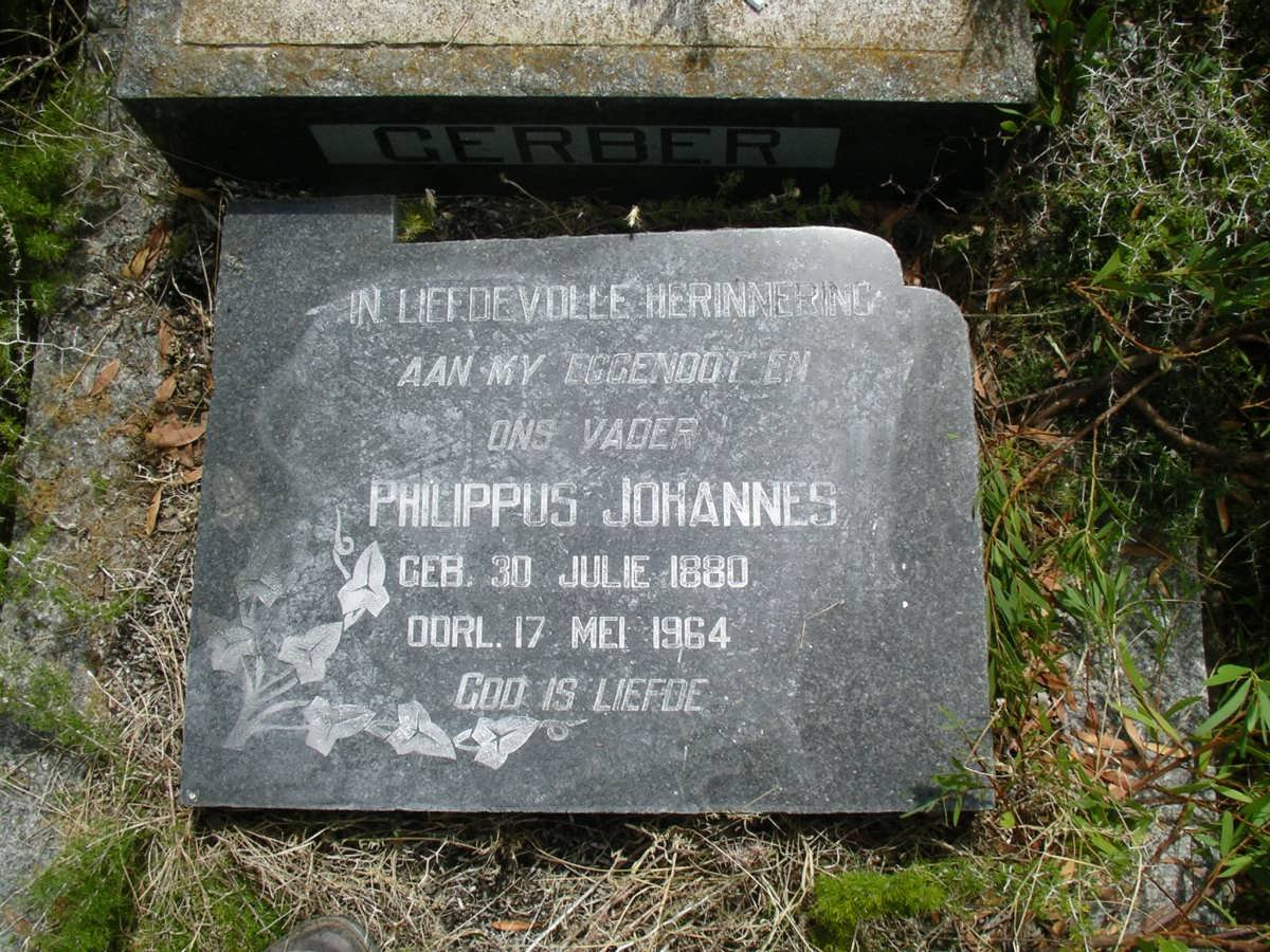 GERBER Philippus Johannes 1880-1964