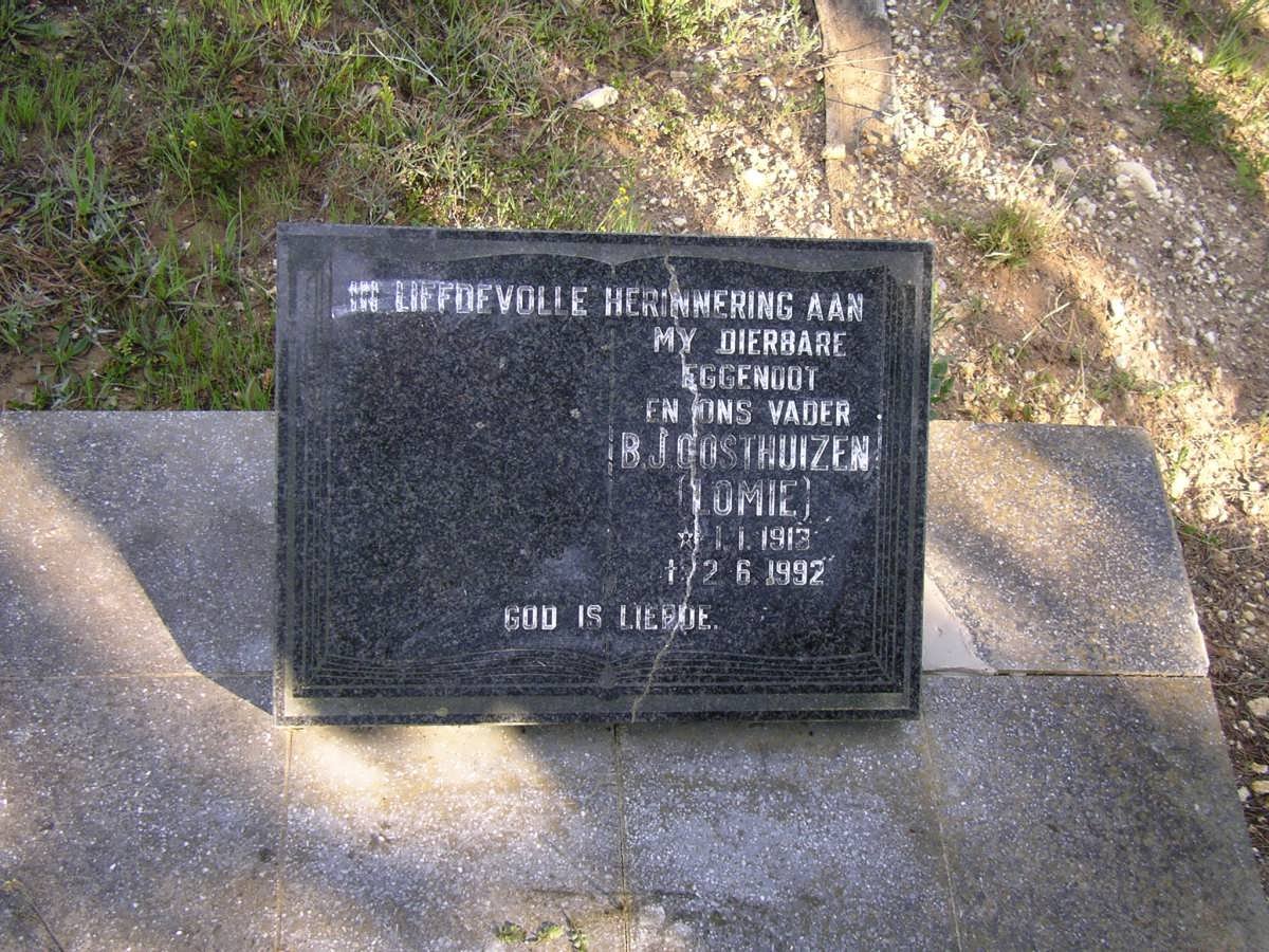OOSTHUIZEN B.J. 1913-1992