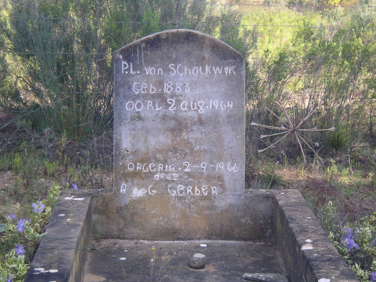SCHALKWYK P.L., van 1883-1964