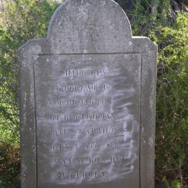 JAGER C.M., de nee WIEHMAN 1877-1944
