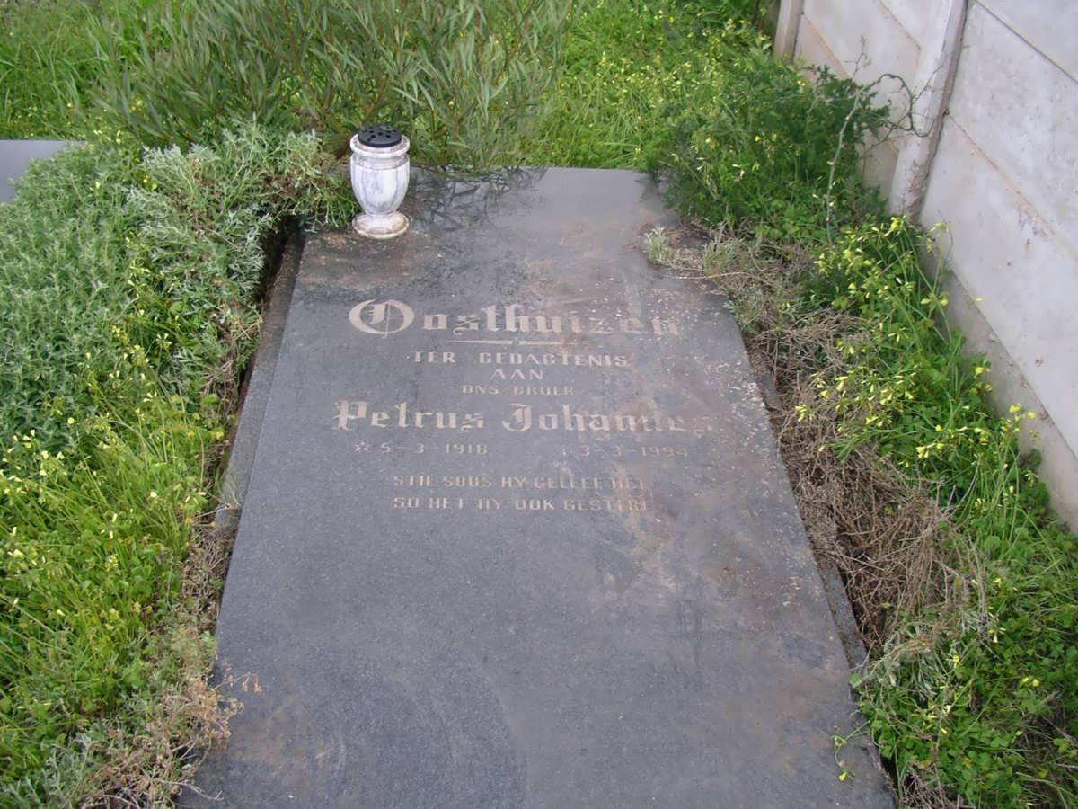 OOSTHUIZEN Petrus Johannes 1918-1994