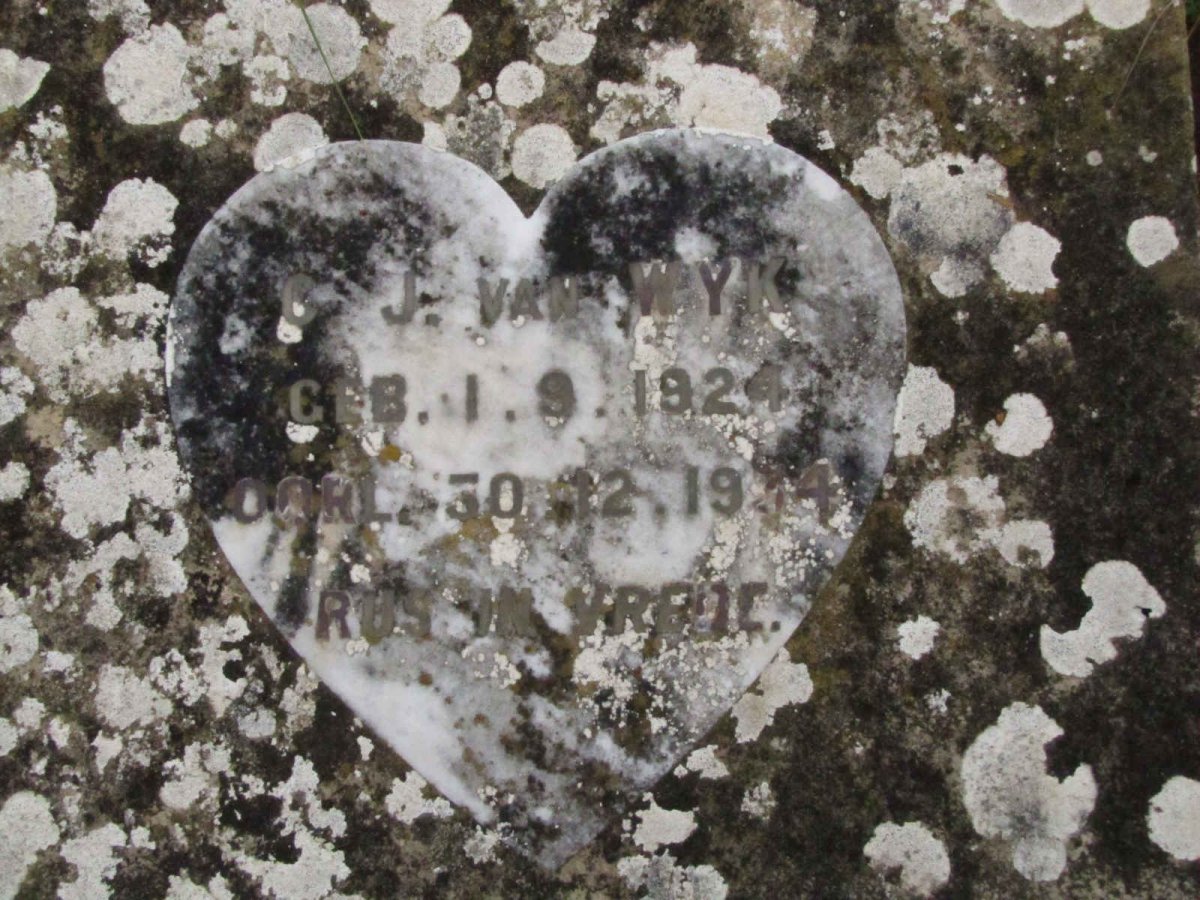 WYK C.J., van 1924-1934