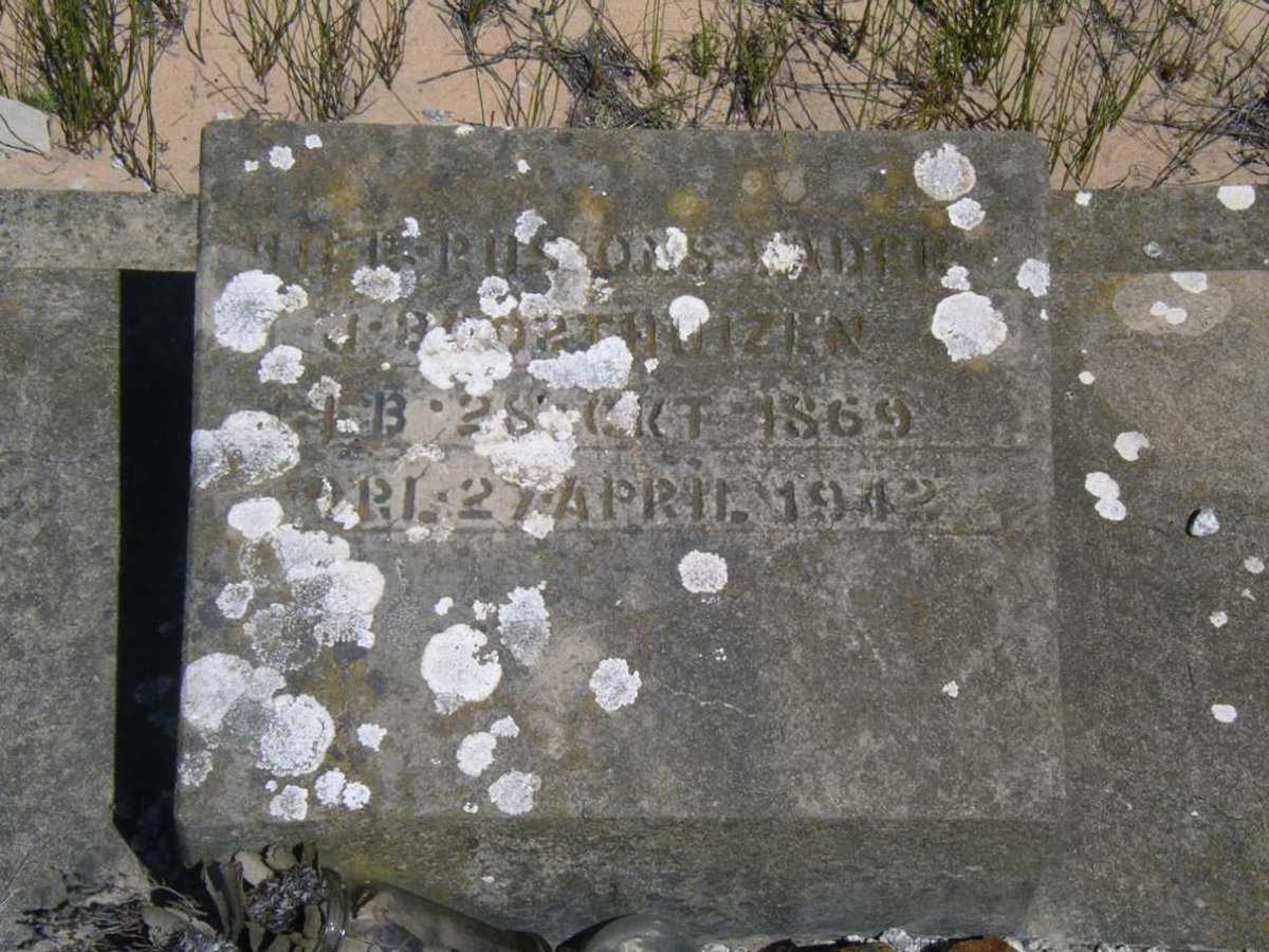 OOSTHUIZEN J.B. 1869-1942