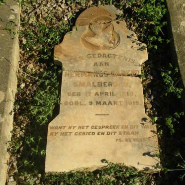 SMALBERGER Hermanus Barend 1910-1919