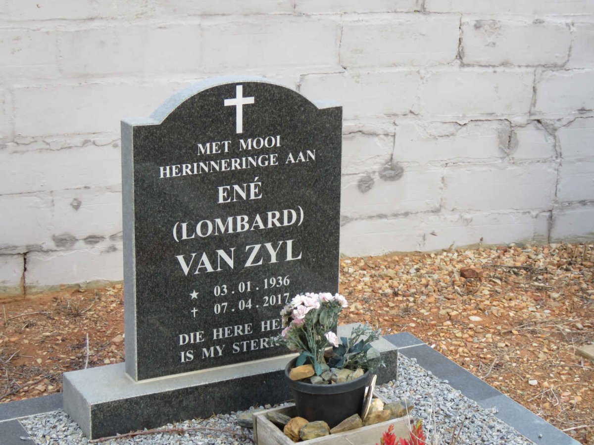 ZYL Ené, van nee LOMBARD 1936-2017