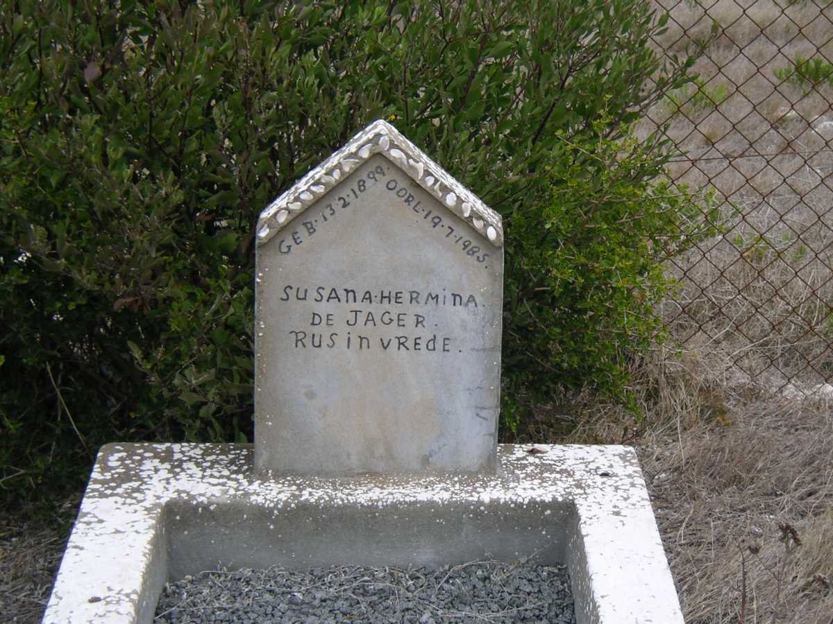 JAGER Susana Hermina, de 1899-1985