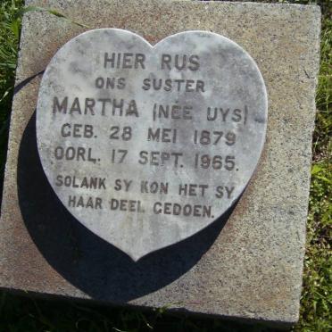 ? Martha nee UYS 1879-1965