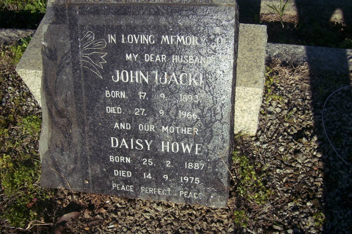 ? John 1893-1966 &amp; Daisy Howe 1887-1975