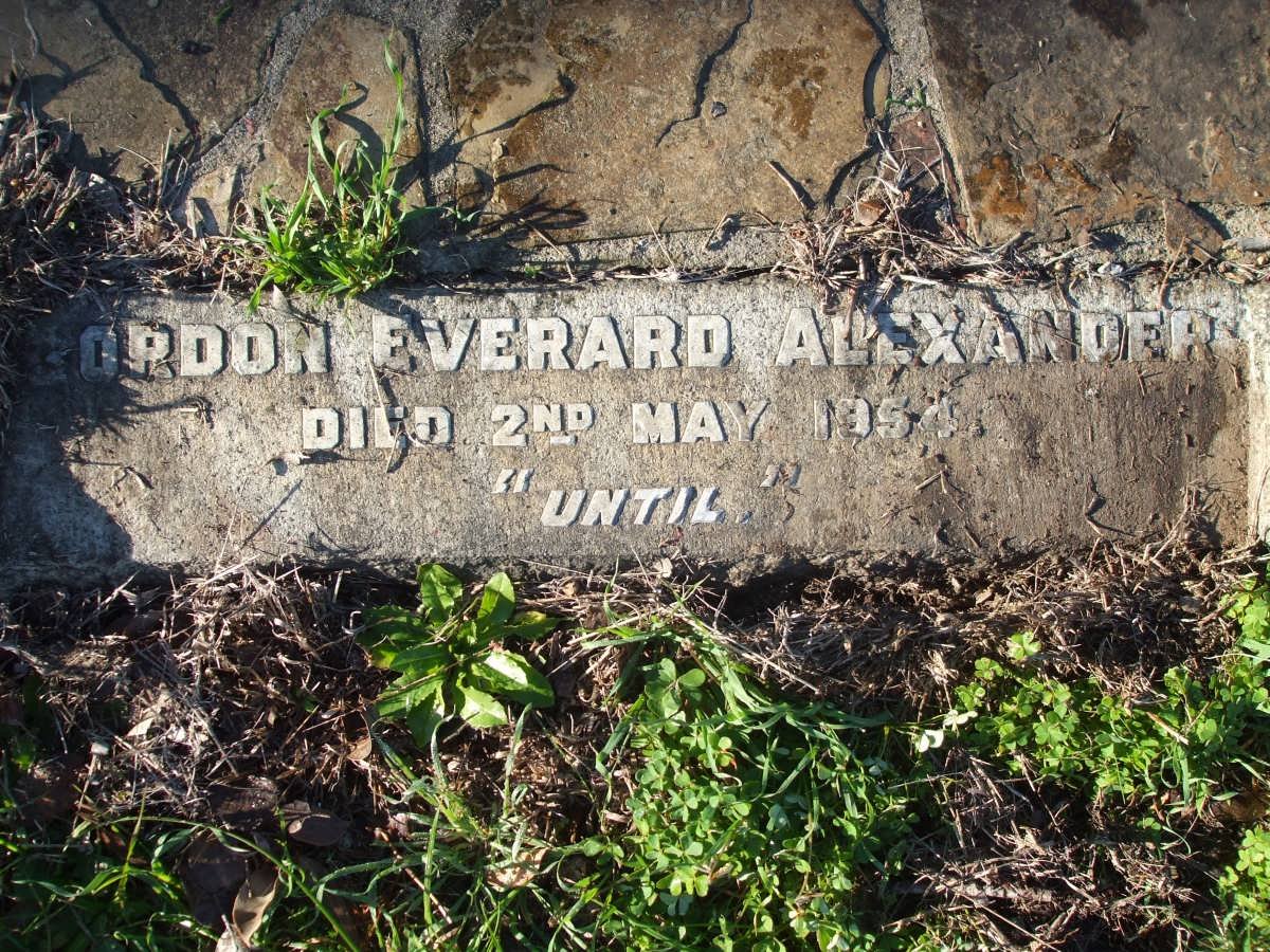 ALEXANDER Gordon Everard -1954