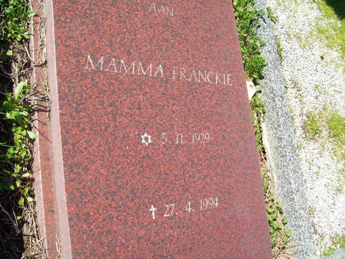 BREUNISSEN Franckie 1929-1994
