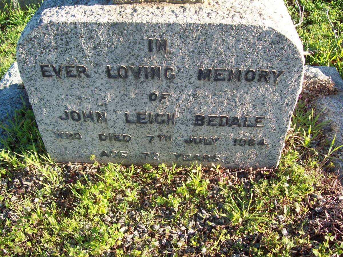 BEDALE John Leigh -1964