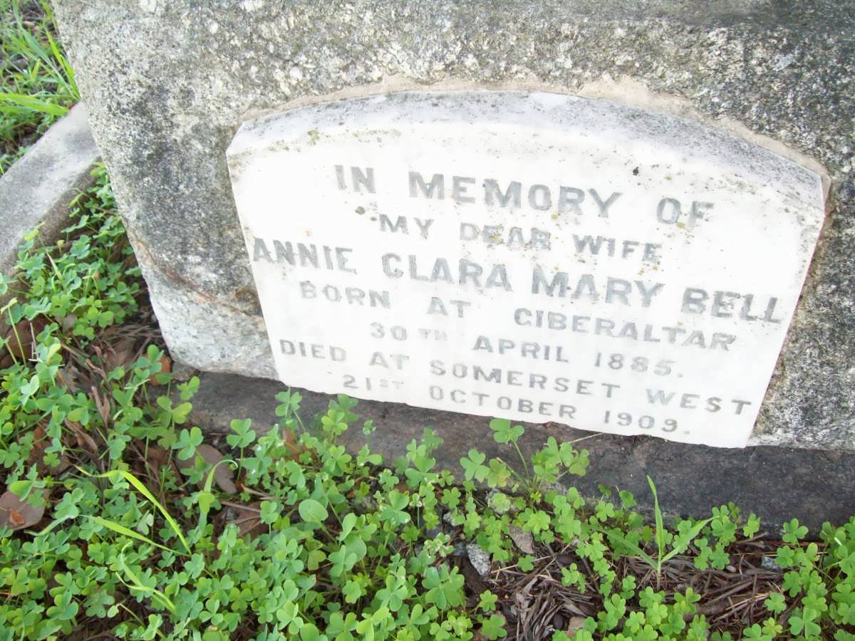 BELL Annie Clara Mary 1885-1909