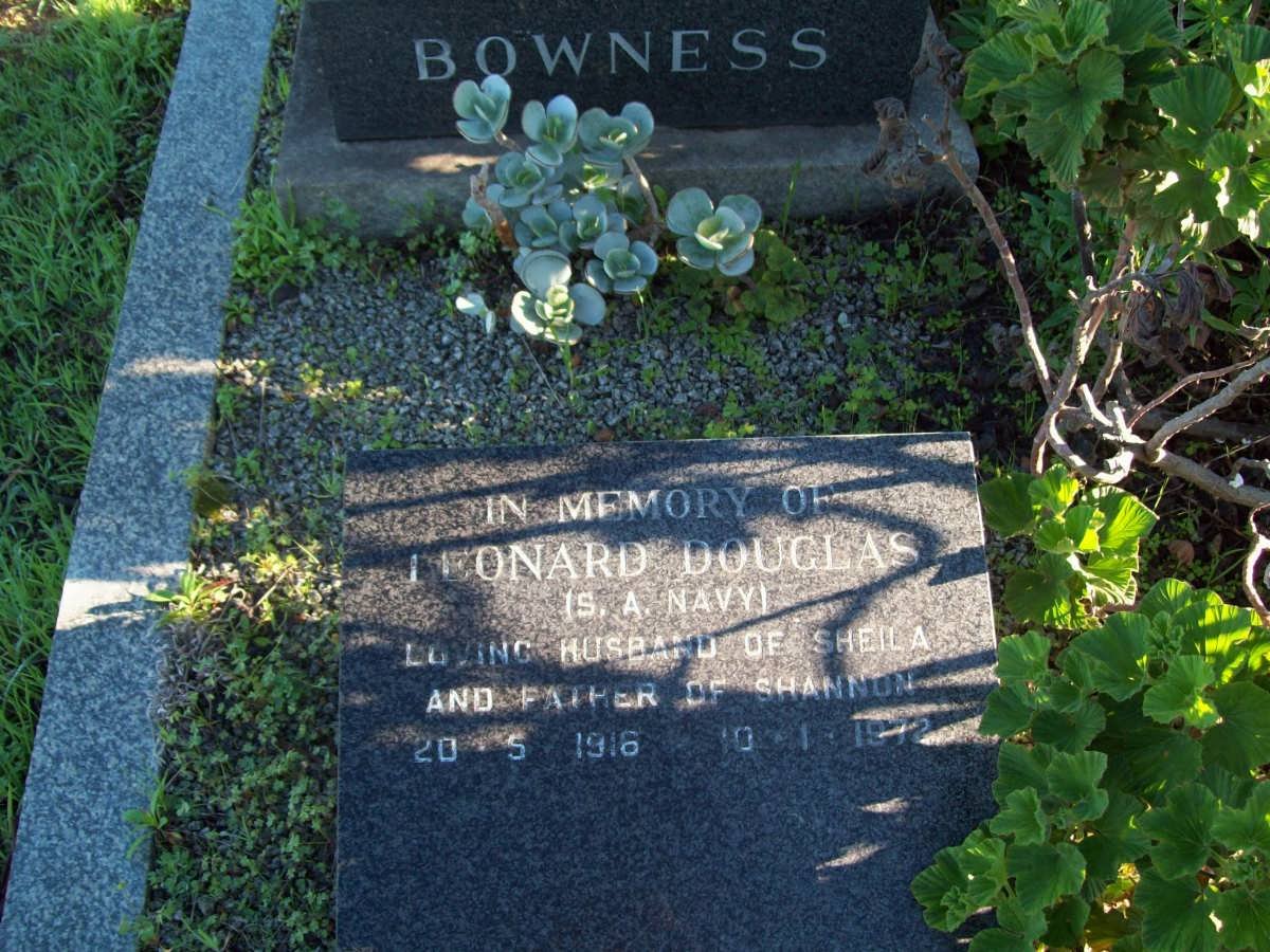 BOWNESS :: DOUGLAS Leonard 1916-1972