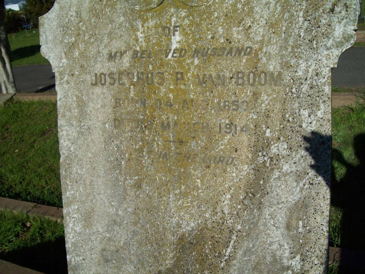 BOOM Josephus P., van 1850-1914